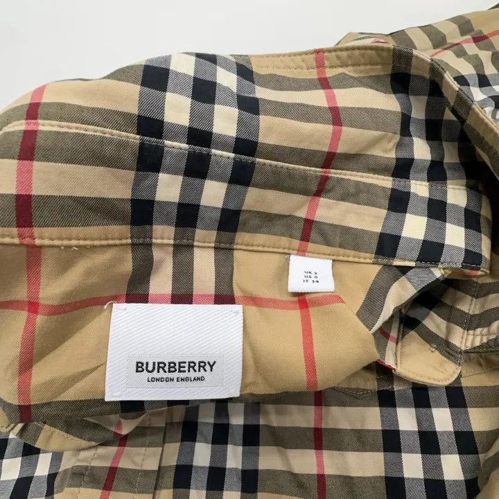Burberry Burberry Checkered Cotton Long Sleeve Shirt 0079 Size S / US 4 / IT 40 - 4 Thumbnail