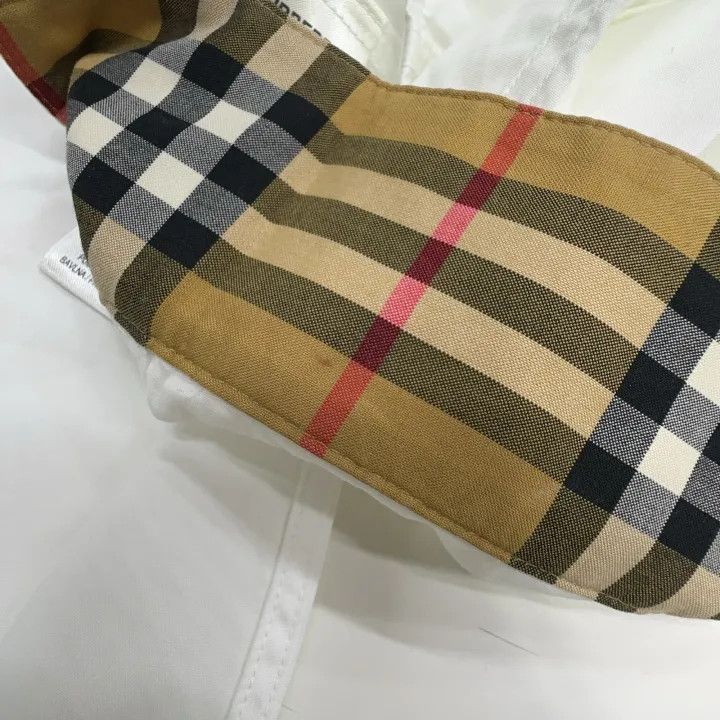 Burberry Burberry White Checkered Long Sleeve Shirt 0079 Size XS / US 0-2 / IT 36-38 - 5 Thumbnail