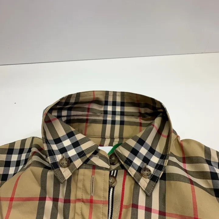Burberry Burberry Beige Check Long Sleeve Shirt 0079 Size XS / US 0-2 / IT 36-38 - 6 Thumbnail