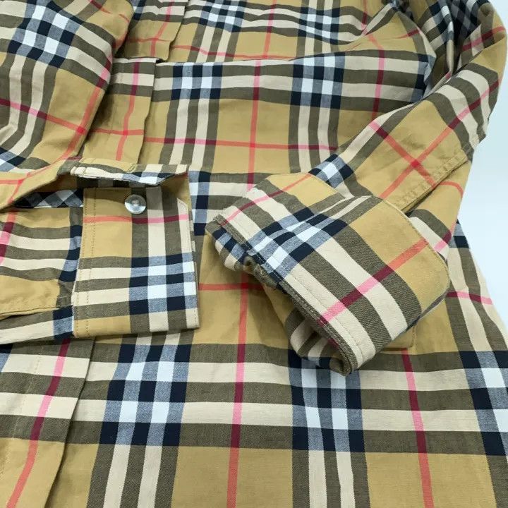 Burberry Burberry Check Pattern Casual Long Sleeve Shirt 0079 Size XS / US 0-2 / IT 36-38 - 7 Thumbnail