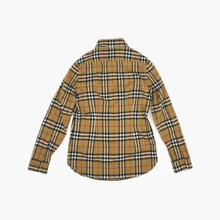 Burberry Burberry Check Pattern Casual Long Sleeve Shirt 0079 Size XS / US 0-2 / IT 36-38 - 3 Thumbnail
