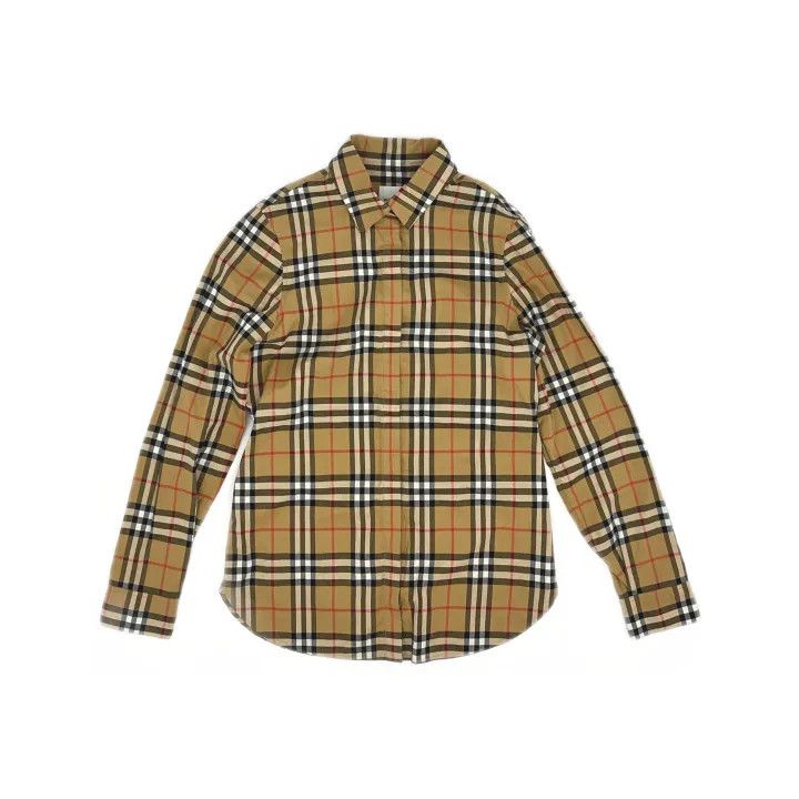 Burberry Burberry Check Pattern Casual Long Sleeve Shirt 0079 Size XS / US 0-2 / IT 36-38 - 2 Thumbnail