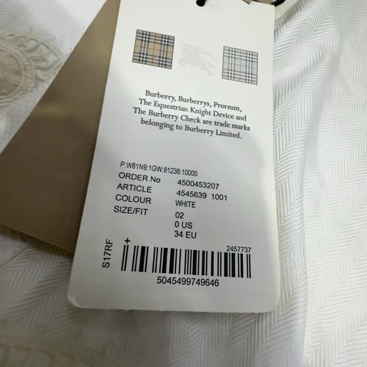 Burberry Burberry Lace Detail Casual Dress 0079 Size XS / US 0-2 / IT 36-38 - 6 Thumbnail