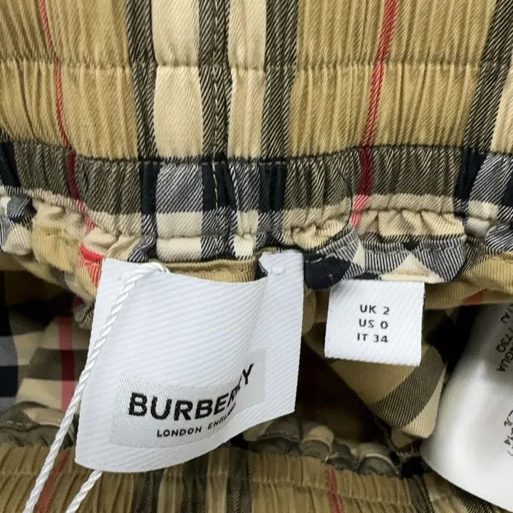 Burberry Burberry Vintage Plaid Wide-Leg Trousers for Women 0079 Size 22" - 5 Thumbnail