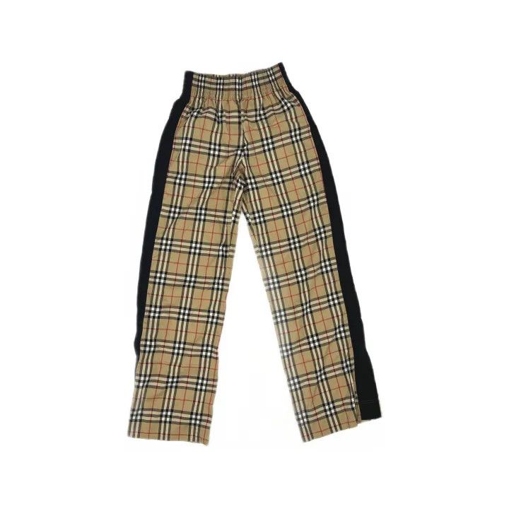 Burberry Burberry Vintage Plaid Wide-Leg Trousers for Women 0079 Size 22" - 2 Thumbnail