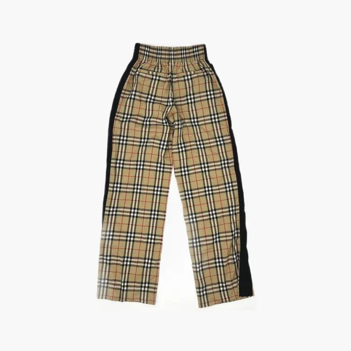 Burberry Burberry Vintage Plaid Wide-Leg Trousers for Women 0079 Size 22" - 3 Thumbnail