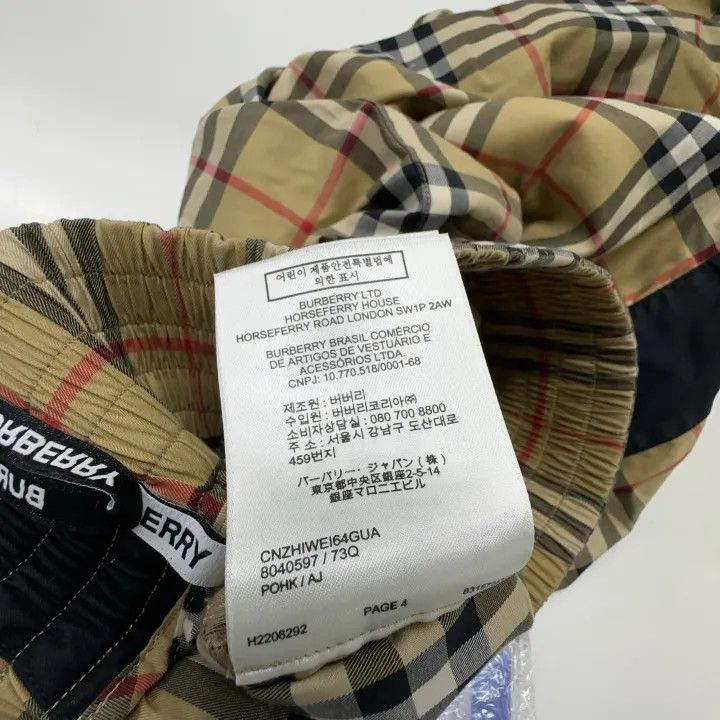Burberry Burberry Vintage Plaid Wide-Leg Trousers for Women 0079 Size 22" - 4 Thumbnail