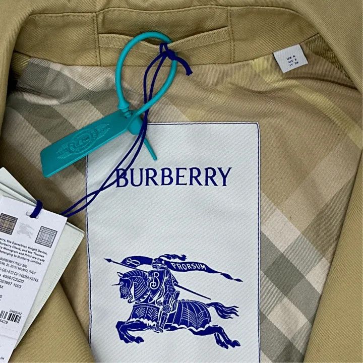 Burberry Burberry SS24 Long Sleeve Pocket Coat 0079 Size S / US 4 / IT 40 - 4 Thumbnail
