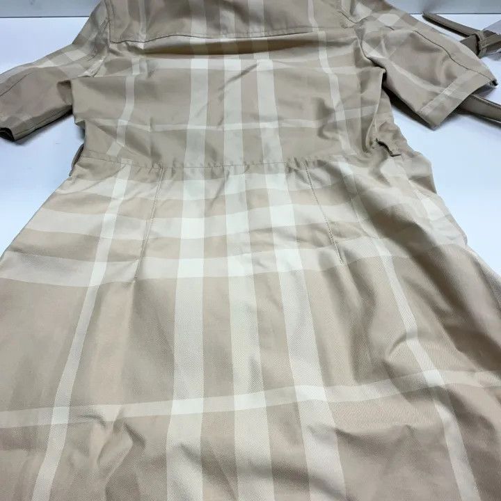 Burberry Burberry Check Shirt Dress in Soft Yellow Brown 0079 Size S / US 4 / IT 40 - 5 Thumbnail