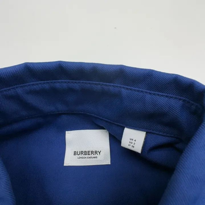 Burberry Burberry Navy Short Sleeve Belted Dress 0079 Size S / US 4 / IT 40 - 3 Thumbnail