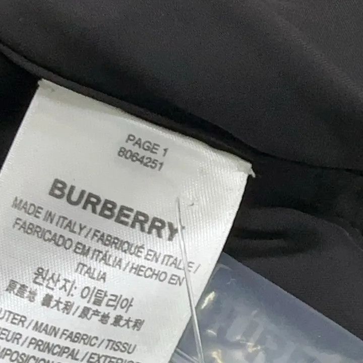 Burberry Burberry Black Embroidered Logo Long Sleeve Dress 0079 Size S / US 4 / IT 40 - 3 Thumbnail
