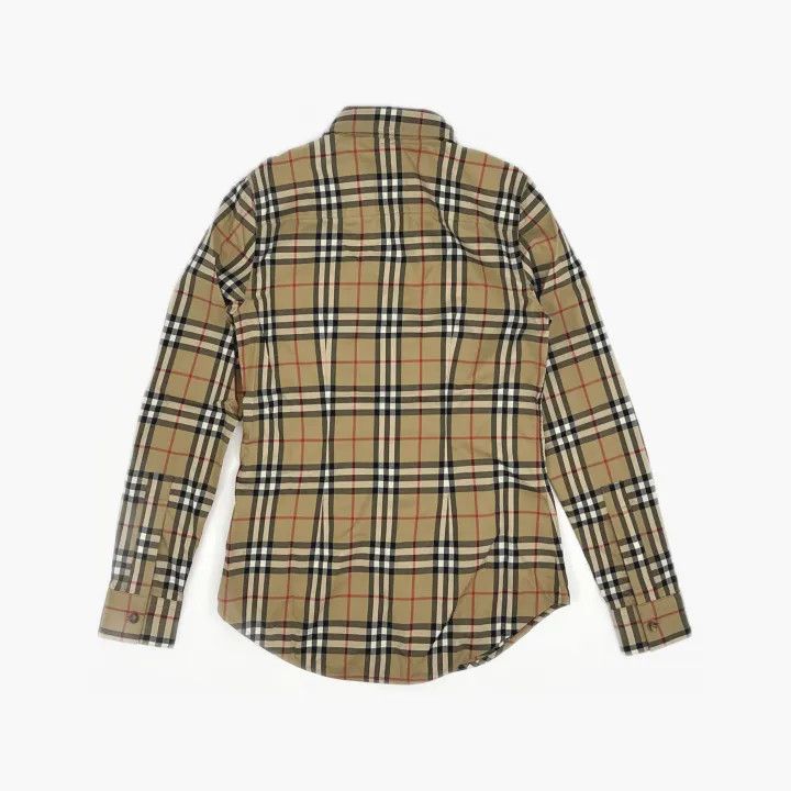 Burberry Burberry Check Pattern Long Sleeve Shirt 0079 Size S / US 4 / IT 40 - 3 Thumbnail