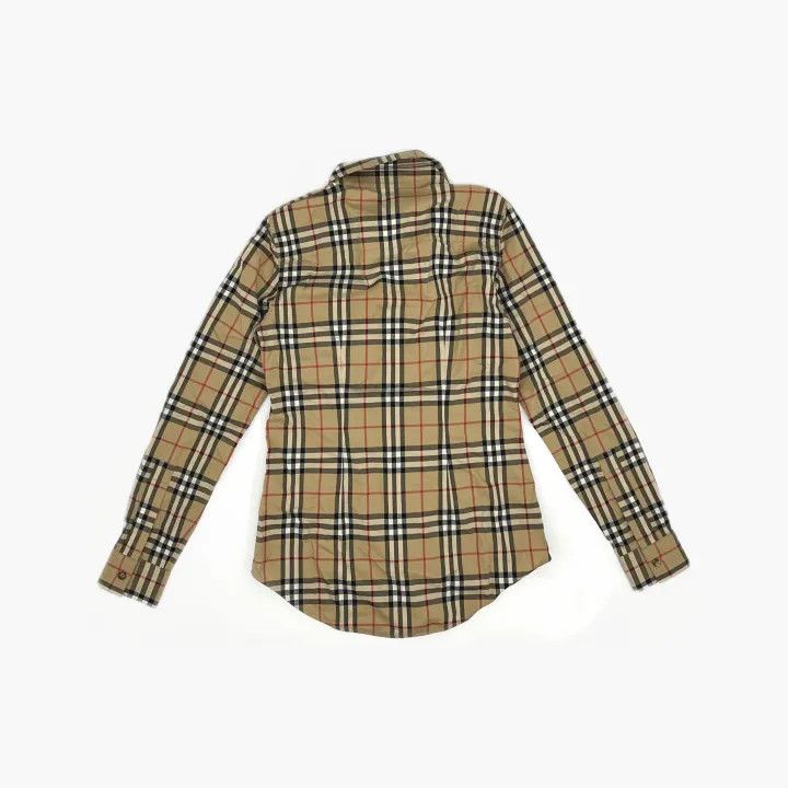 Burberry Burberry Check Long Sleeve Cotton Shirt 0079 Size S / US 4 / IT 40 - 3 Thumbnail