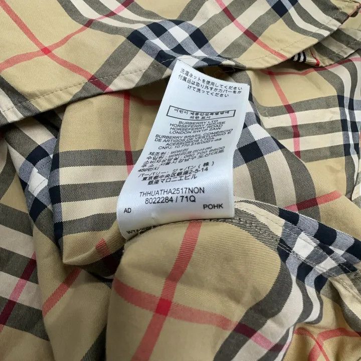 Burberry Burberry Check Long Sleeve Cotton Shirt 0079 Size S / US 4 / IT 40 - 5 Thumbnail
