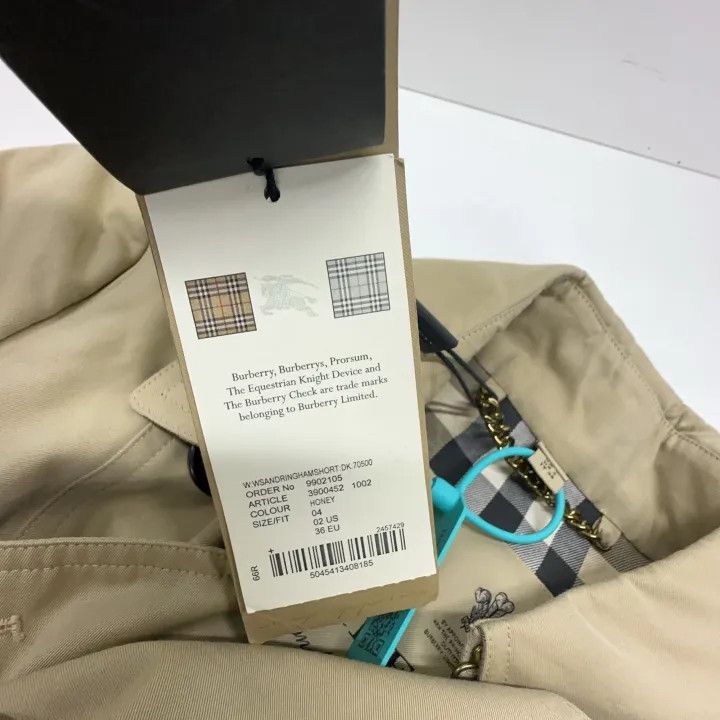 Burberry Burberry Beige Double Breasted Short Coat 0079 Size S / US 4 / IT 40 - 5 Thumbnail