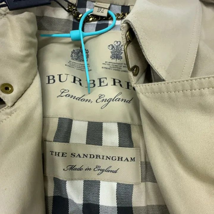 Burberry Burberry Beige Double Breasted Short Coat 0079 Size S / US 4 / IT 40 - 7 Thumbnail