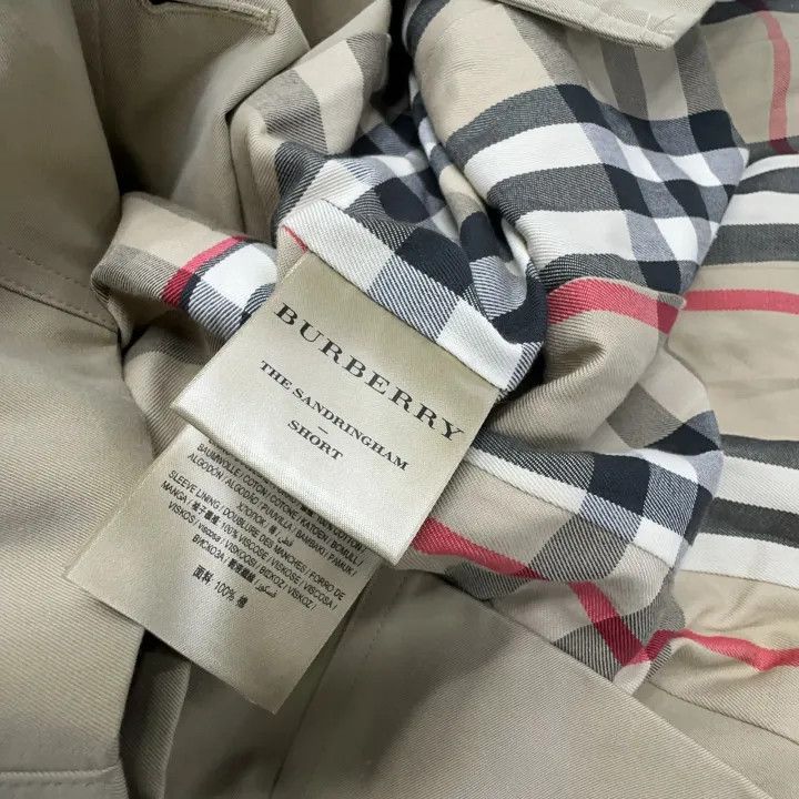 Burberry Burberry Beige Double Breasted Short Coat 0079 Size S / US 4 / IT 40 - 4 Thumbnail