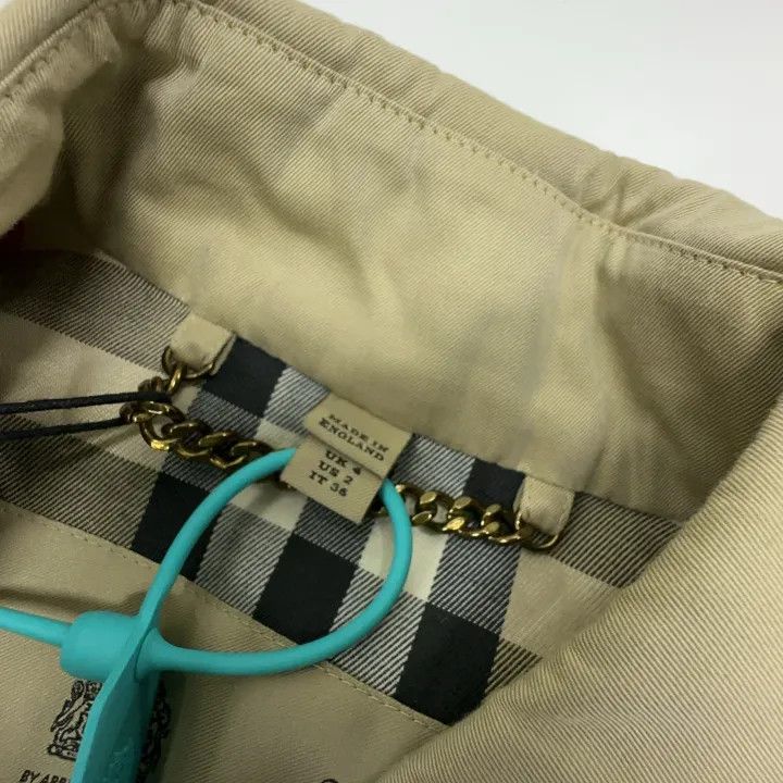 Burberry Burberry Beige Double Breasted Short Coat 0079 Size S / US 4 / IT 40 - 6 Thumbnail