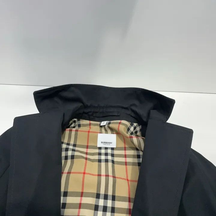 Burberry Burberry Long Cotton Coat with Buttons 0079 Size S / US 4 / IT 40 - 6 Thumbnail