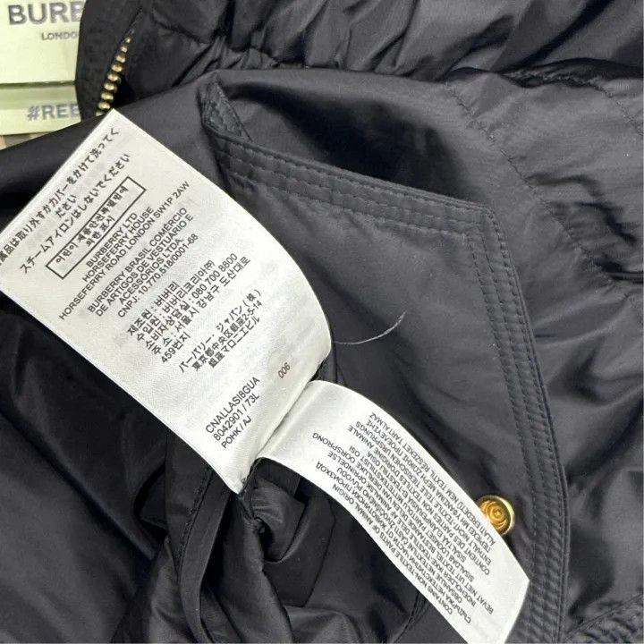 Burberry Burberry Black Lightweight Hooded Jacket 0079 Size S / US 4 / IT 40 - 4 Thumbnail