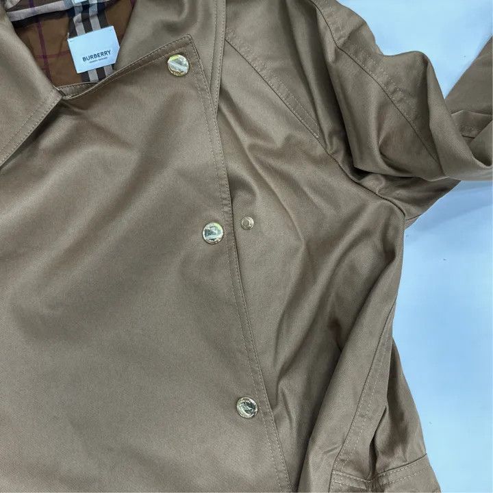 Burberry Burberry FW22 Long Plaid Overcoat for Women 0079 Size S / US 4 / IT 40 - 5 Thumbnail