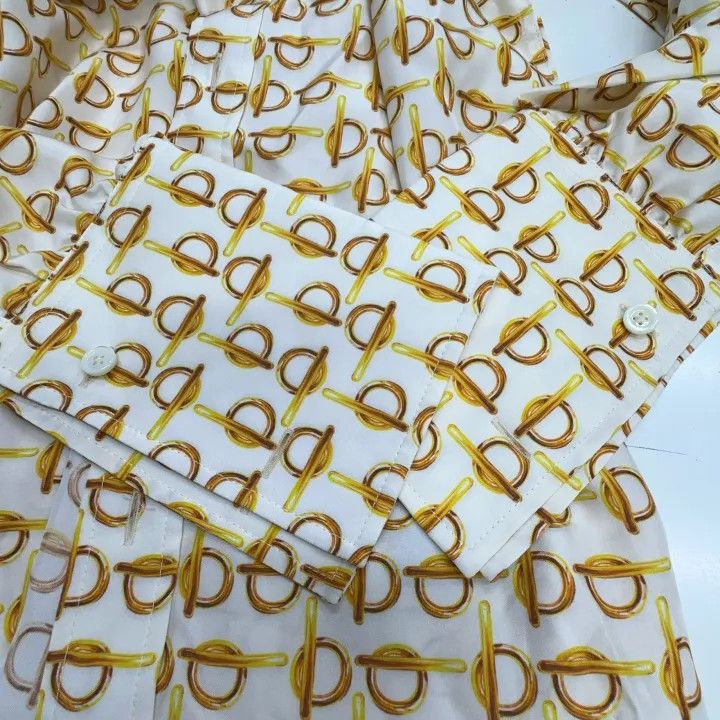 Burberry Burberry Logo Print Long Sleeve Shirt 0079 Size S / US 4 / IT 40 - 4 Thumbnail