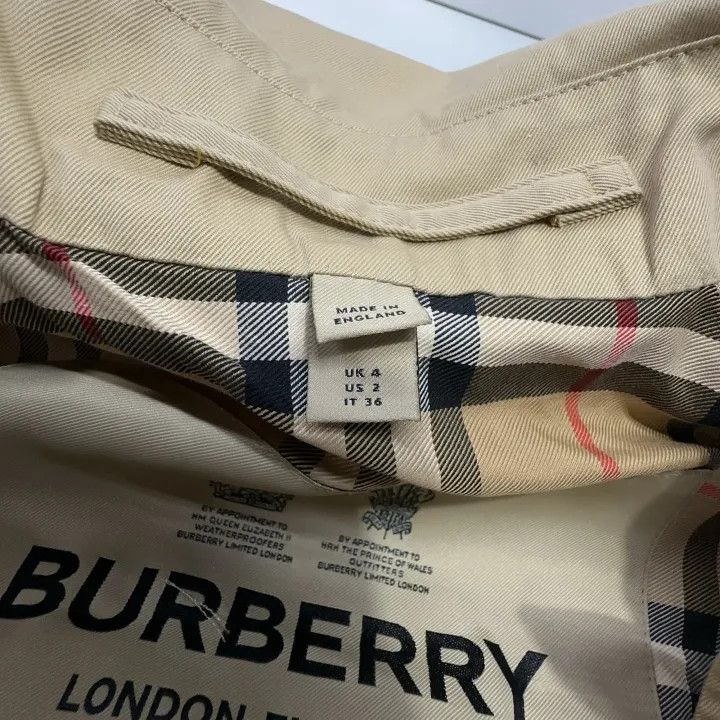 Burberry Burberry Women's Casual Long Sleeve Trench Coat 0079 Size S / US 4 / IT 40 - 4 Thumbnail