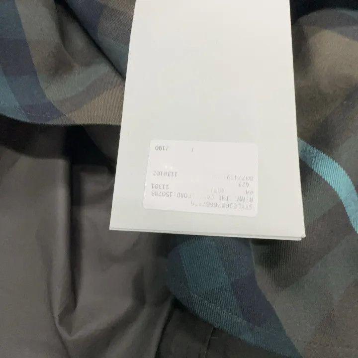 Burberry Burberry Olive Green Double-Breasted Long Coat 0079 Size S / US 4 / IT 40 - 9 Thumbnail