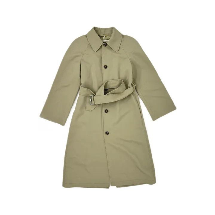 Burberry Burberry Olive Long Sleeve Belted Coat 0079 Size S / US 4 / IT 40 - 2 Thumbnail