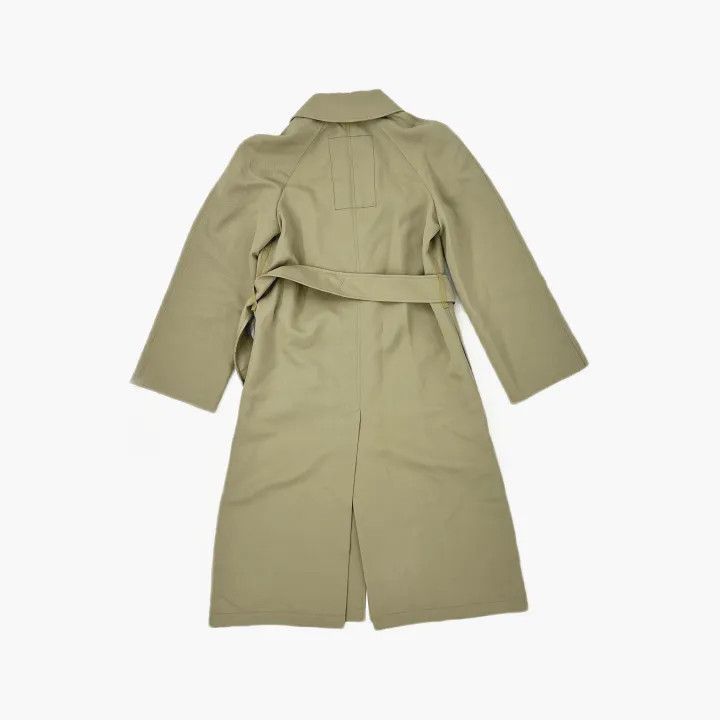 Burberry Burberry Olive Long Sleeve Belted Coat 0079 Size S / US 4 / IT 40 - 3 Thumbnail