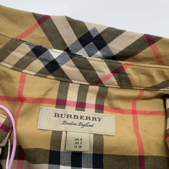 Burberry Burberry Plaid Sleeveless Dress for Women 0079 Size S / US 4 / IT 40 - 5 Thumbnail