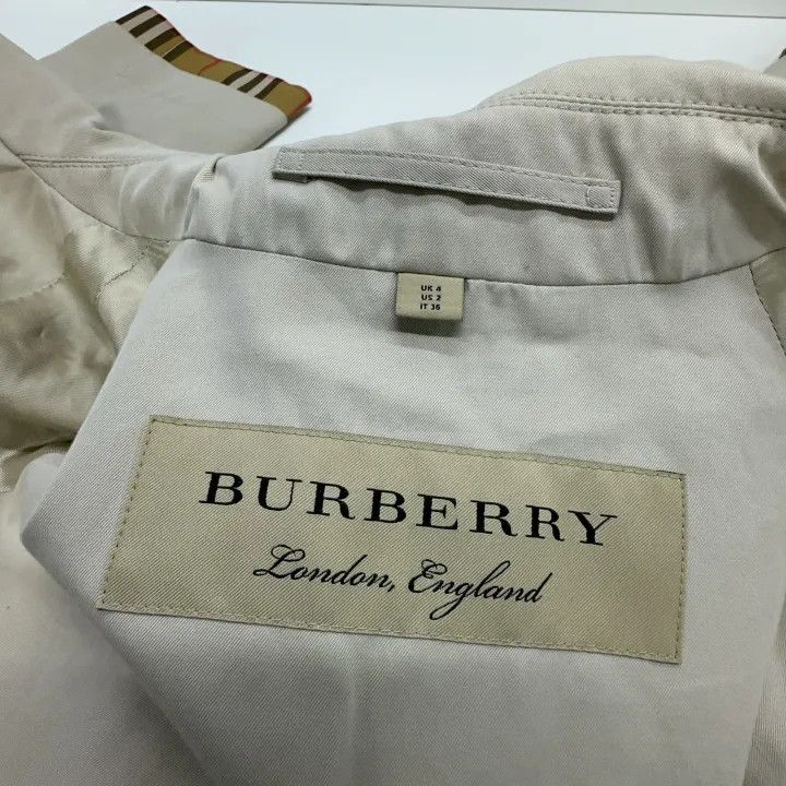 Burberry Burberry Color Block Long Coat for Women 0079 Size S / US 4 / IT 40 - 5 Thumbnail