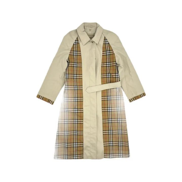 Burberry Burberry Color Block Long Coat for Women 0079 Size S / US 4 / IT 40 - 2 Thumbnail