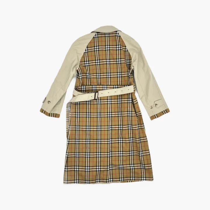 Burberry Burberry Color Block Long Coat for Women 0079 Size S / US 4 / IT 40 - 3 Thumbnail