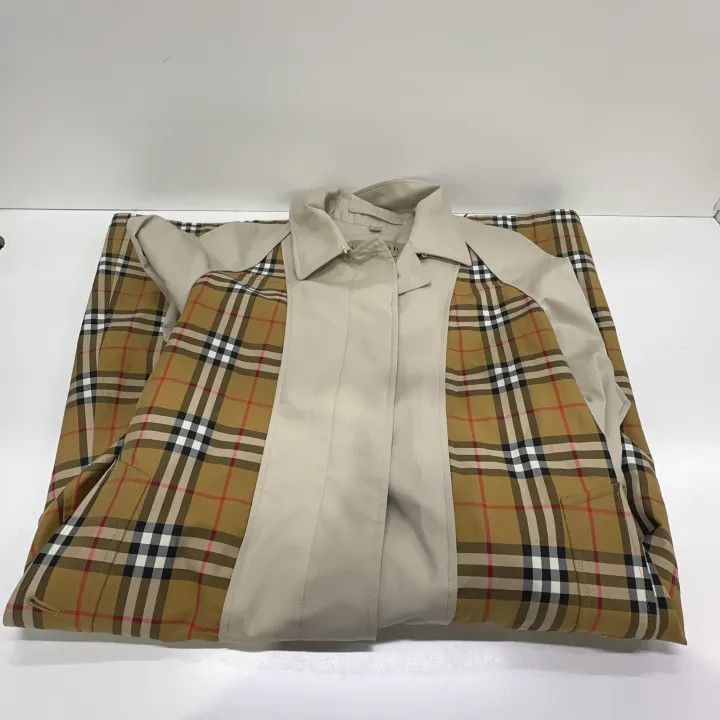 Burberry Burberry Color Block Long Coat for Women 0079 Size S / US 4 / IT 40 - 9 Thumbnail