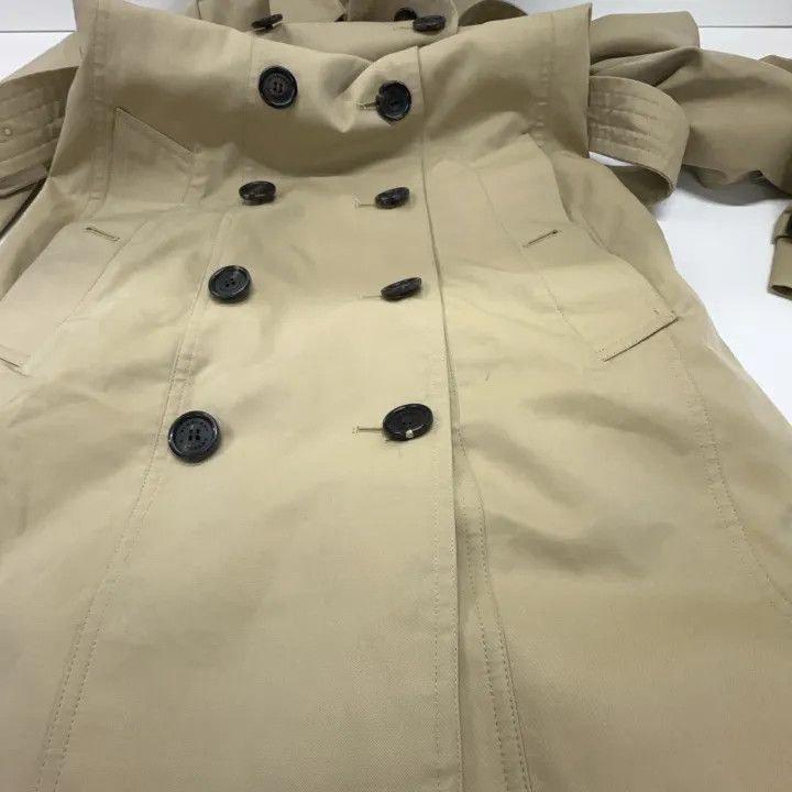Burberry Burberry Honey Double-Breasted Trench Coat 0079 Size S / US 4 / IT 40 - 7 Thumbnail