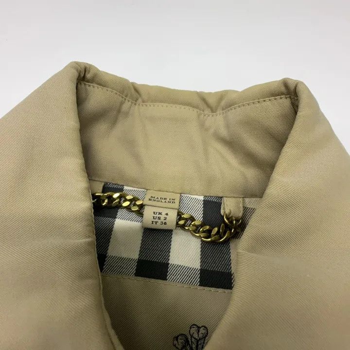 Burberry Burberry Honey Double-Breasted Trench Coat 0079 Size S / US 4 / IT 40 - 4 Thumbnail