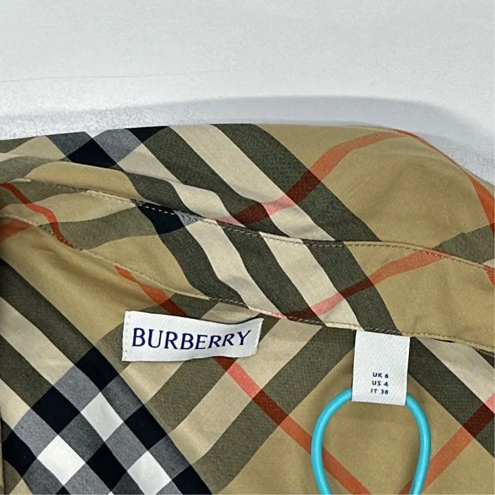 Burberry Burberry SS24 Plaid Fitted Long Sleeve Shirt 0079 Size S / US 4 / IT 40 - 3 Thumbnail