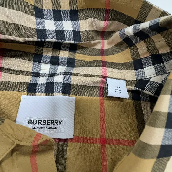 Burberry Burberry Checkered Casual Long Sleeve Shirt 0079 Size S / US 4 / IT 40 - 5 Thumbnail