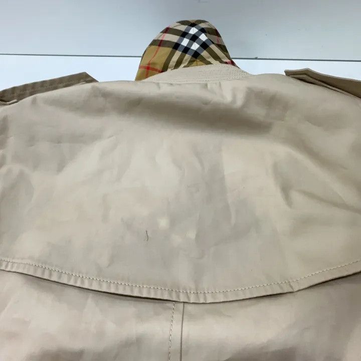 Burberry Burberry Beige Double-Breasted Long Sleeve Coat 0079 Size S / US 4 / IT 40 - 8 Thumbnail