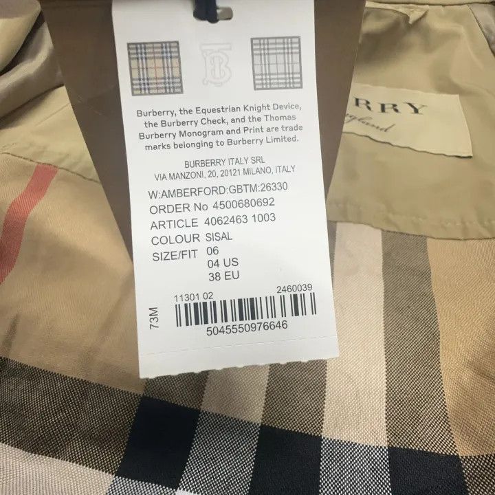Burberry Burberry Beige Double-Breasted Long Trench Coat 0079 Size S / US 4 / IT 40 - 5 Thumbnail