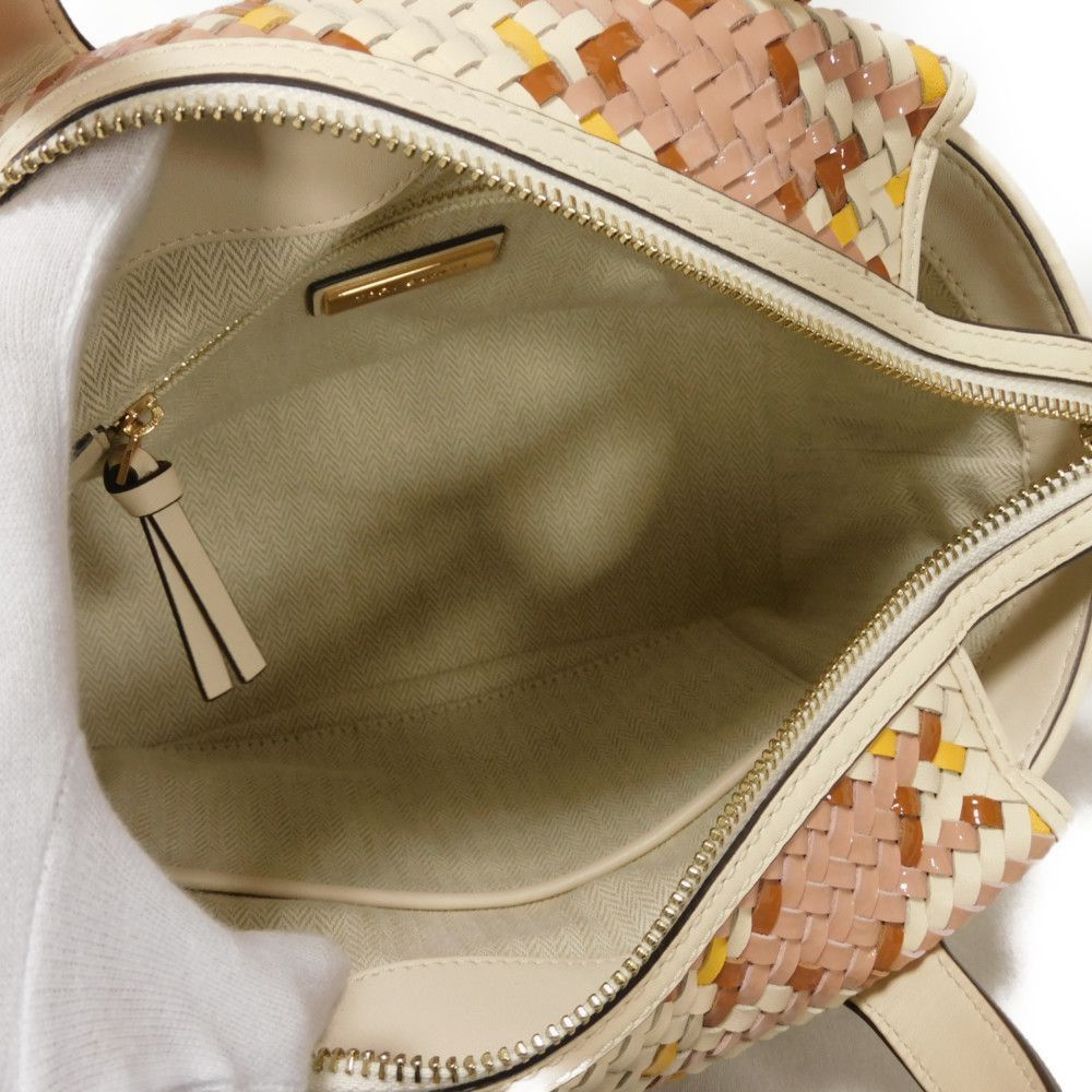 Tory Burch Tory Burch Tory Burch T Monogram Patented Leather 2way Bag Leather Handbag 82391 Size ONE SIZE - 6 Thumbnail
