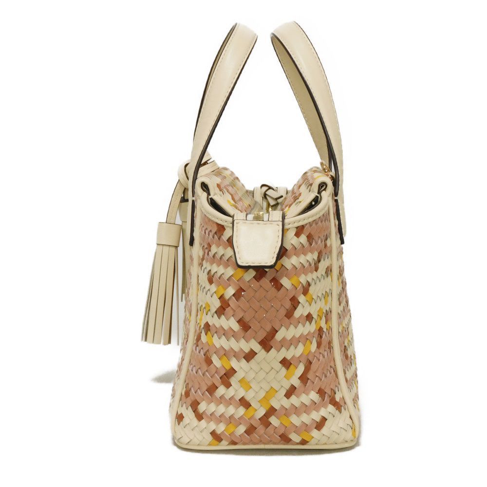 Tory Burch Tory Burch Tory Burch T Monogram Patented Leather 2way Bag Leather Handbag 82391 Size ONE SIZE - 3 Thumbnail