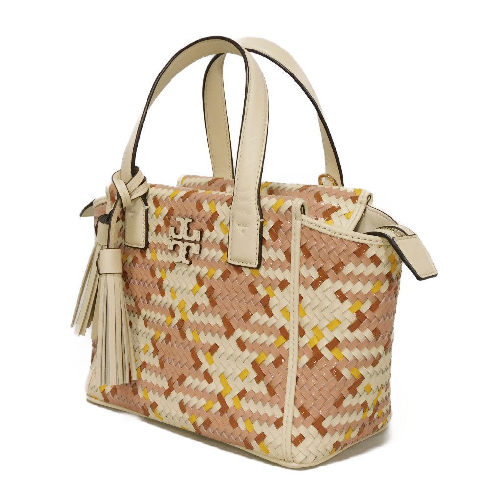 Tory Burch Tory Burch Tory Burch T Monogram Patented Leather 2way Bag Leather Handbag 82391 Size ONE SIZE - 2 Thumbnail