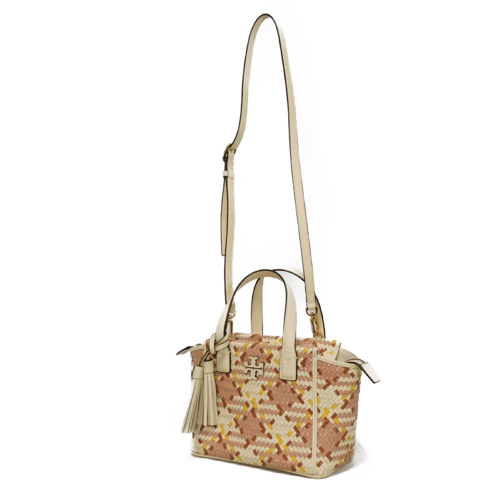 Tory Burch Tory Burch Tory Burch T Monogram Patented Leather 2way Bag Leather Handbag 82391 Size ONE SIZE - 5 Thumbnail