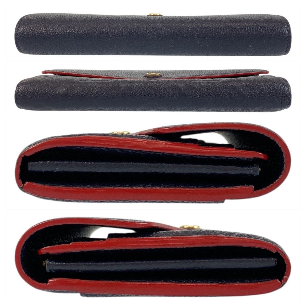Louis Vuitton Louis Vuitton Louis Vuitton Portefeuille Sarah Monogram Empreinte Long Wallet Leather Long Wallet M62125 DUTY FREE for USA Size ONE SIZE - 10 Thumbnail