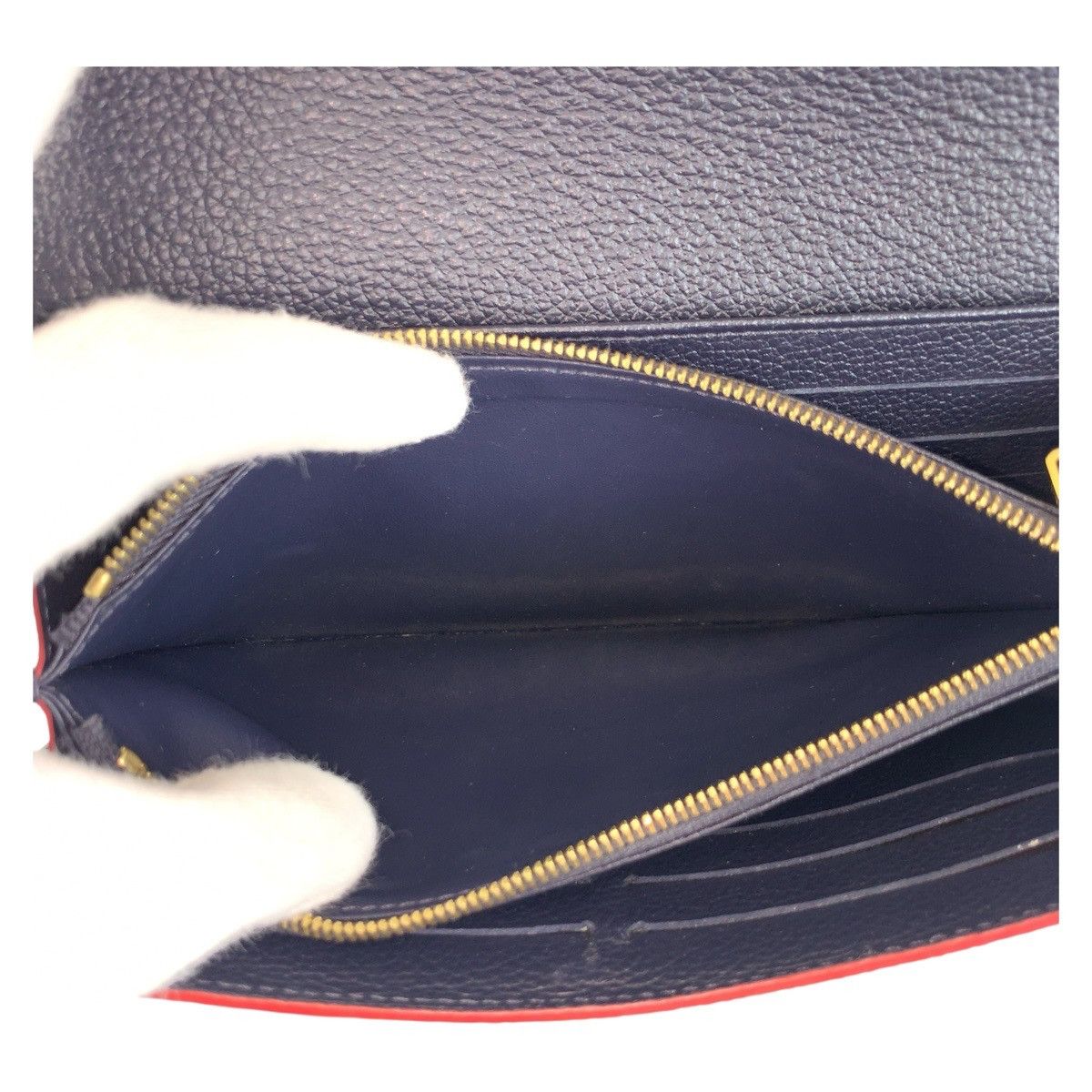 Louis Vuitton Louis Vuitton Louis Vuitton Portefeuille Sarah Monogram Empreinte Long Wallet Leather Long Wallet M62125 DUTY FREE for USA Size ONE SIZE - 8 Thumbnail