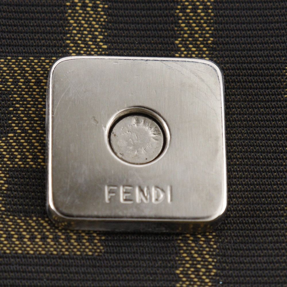 Fendi Fendi Fendi Zucca Nylon Canvas Shoulder Bag Canvas Crossbody Bag Size ONE SIZE - 13 Thumbnail