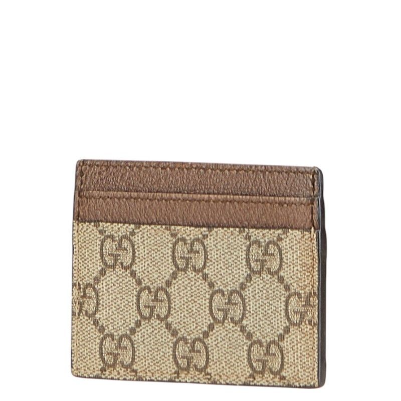 Gucci Gucci Gucci Ophidia GG Supreme Card Case Leather Card Case 523159 DUTY FREE for USA Size ONE SIZE - 2 Thumbnail
