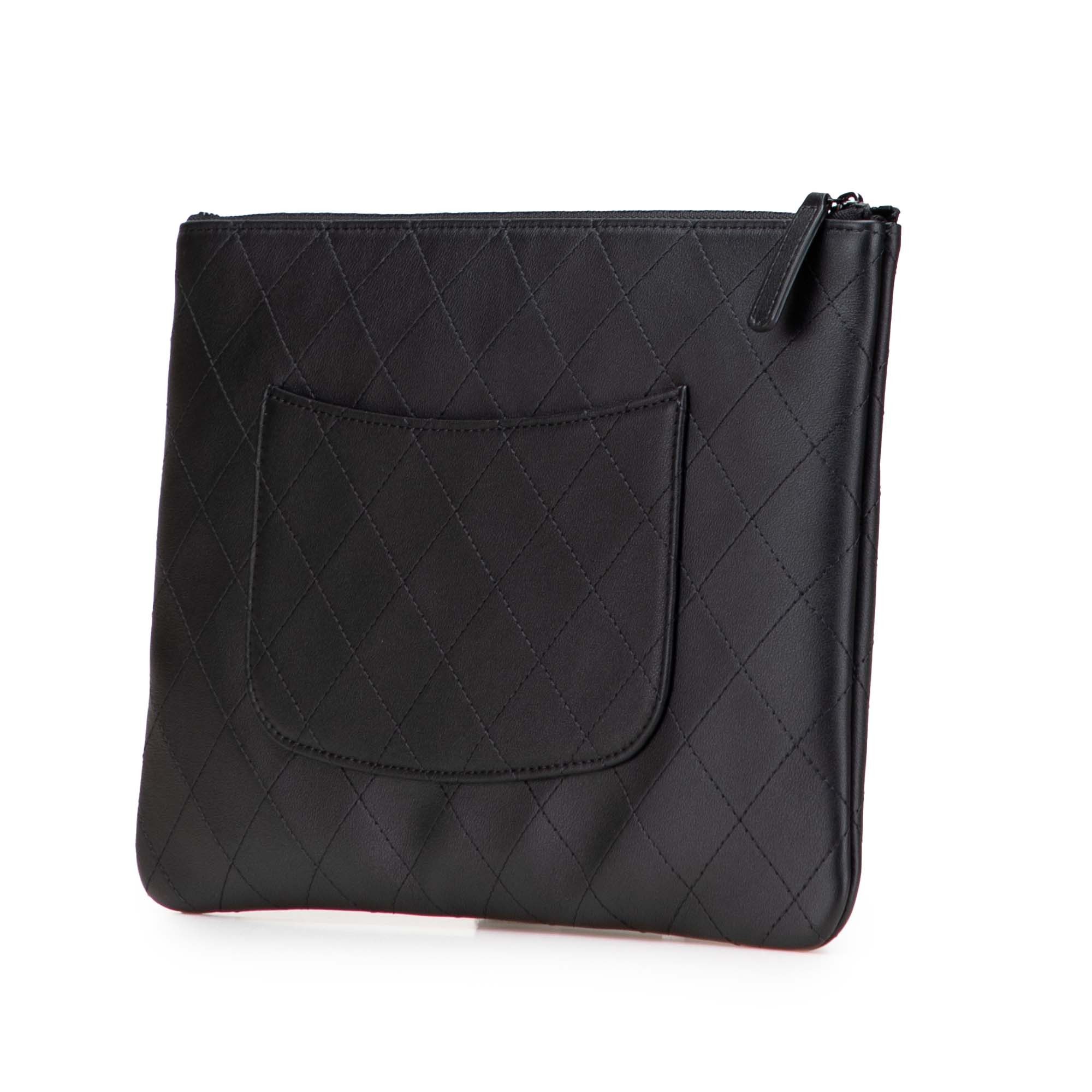 Chanel Chanel Medium Stitched Calfskin CC Cosmetic Case Size ONE SIZE - 2 Thumbnail